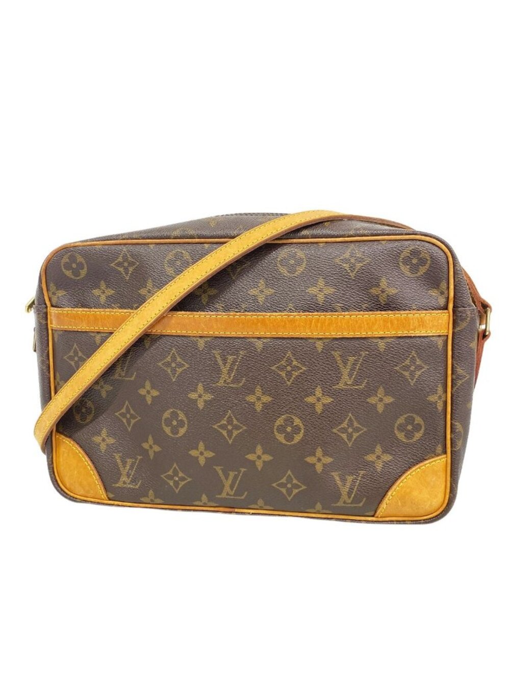Louis Vuitton Shoulder Bag Monogram Trocadero 30 Brown